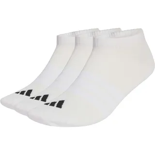 adidas Thin&Light Essentials Low Cut Socken 3er Pack Weiß/Schwarz 48-51