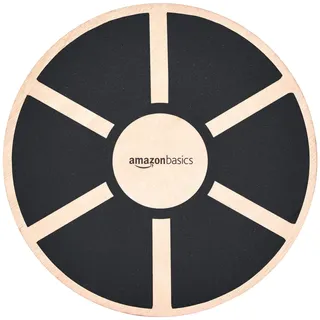 Amazon Basics Balancebrett aus Holz, Schwarz