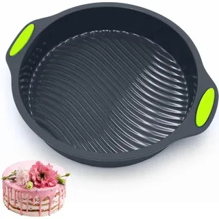 Silikon Backform 9 Zoll Rund Antihaft Tortenform BPA-frei auslaufsicher