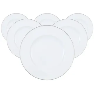 Villeroy & Boch Speiseteller Anmut Platinum No. 1 27,7 cm weiß 6er Set