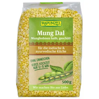 Rapunzel Mung Dal Mungbohnen halb geschält bio