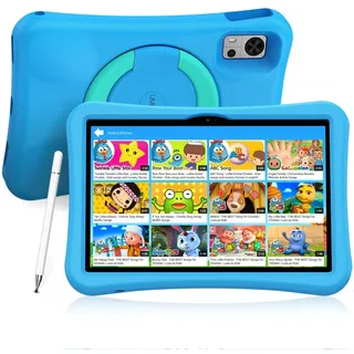 UMIDIGI G5 Kinder Tablet 10.1 Zoll Tablet Android, G5 Tab Kids Tablets,8(4+4) GB+128GB/1TB TF,Octa-Core,Elterliche Kontrolle, 6000mAh,SIM/4G-LTE/GPS,WiFi/BT5.0,GMS,AI-Gesicht,Tablets mit Schutzhülle