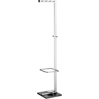 Alco Garderobenständer Alco 35 x 36 x 178 cm Weiß
