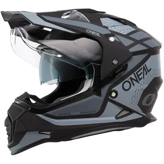 O'Neal Oneal Sierra R, Endurohelm - Matt Schwarz/Grau / XXL