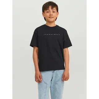 JACK & JONES T-Shirt 'STAR' - Schwarz,Weiß - 140