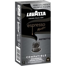 Bild Espresso Ristretto aluminumn caps - 10 Kapseln, Nespresso kompatibel