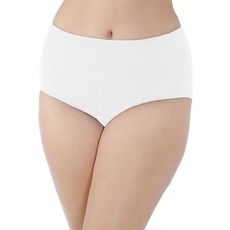 Vanity Fair Damen Illumination Slip (Regular & Plus Size) Unterhose, Übergröße – Sternweiß, 11