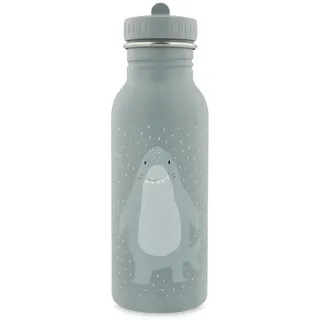 Trixie Baby Trinkflasche für Kinder, Edelstahl, 500 ml, Mr. Shark (Hai)