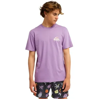 T-Shirt QUIKSILVER "One Piece Merry", Herren, Gr. XL, lila (orchid misty), Obermaterial: 100% Baumwolle., Shirts T-Shirt