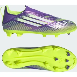 F50 League Laceless FG/MG Purple Rush / Cloud White / Lucid Lemon 30