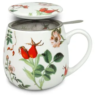 Könitz 1151432137 Tea for One Tasse, Porzellan, Mehrfarbig, 13.2 x 8.2 x 9.7 cm
