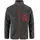 Vardag Fleecejacke Dark Grey/Maroon L