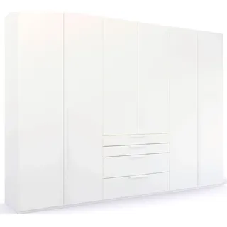 ORANGE Kleiderschrank Purisma 301 x 223 cm Dekor Alpinweiß