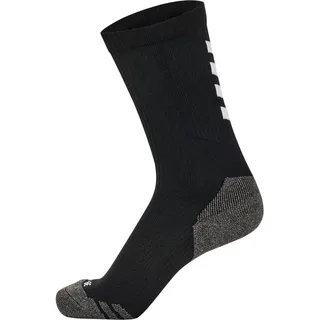 Hummel Unisex Hmlpro Low Training Sock, BLACK/WHITE, 43-46 EU