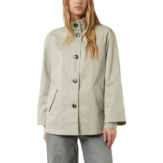 Comma Cape-Jacke im Relaxed Fit mit Stehkragen und Rippbündchen