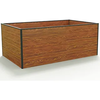 Gfp Hochbeet Kräuter-Gemüse-Beet 195 x 119 x 77 cm Holzoptik