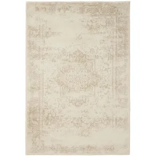 benuta Vintage-Teppich Suki 120/170 cm , Creme, Beige , Kunststoff , Vintage , Rechteckig , 120x170 cm , Oeko-Tex® Standard 100 , für Fußbodenheizung geeignet, in verschiedenen Größen erhältlich, pflegeleicht , Teppiche und Böden, Teppiche, Vintageteppiche