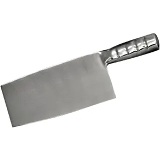 Vogue L259 chinesisches Hackmesser aus Edelstahl, 20,5 cm Klingenlänge, Silber