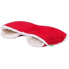 LULANDO Handwärmer Handschuhe Handmuff Muff für Kinderwagen Buggy Kinderwagenmuff wasserdicht warm kuschelig ideal für Winter (Red) B0791F27VK, rot