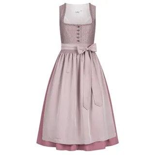 Dirndl NÜBLER "Dirndl lang Adele", Damen, Gr. 42, EURO, rosa, Obermaterial: 100% Polyester PES., Kleider Dirndl