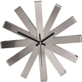 Silent, moderne Wanduhr aus Edelstahl, geeignet für Schlafzimmer oder Wohnzimmer