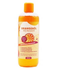 S-Pro - Orangenölreiniger fettlöser Konzentrat 500ml Flasche - Schonender Orangenreiniger hochkonzentriert mit frischem Orangenduft - Allzweckreiniger Reinigungsmittel für Haushalt, Küche & Bad