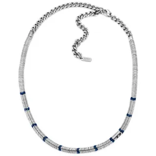 Diesel Herrenhalskette aus 2-farbigem Edelstahl mit Karabinerverschluss