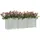 Hochbeet 240 x 40 x 77 cm Silber