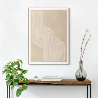 reinders Wandbild 50 x 70 cm Sandy Knot Holz Beige