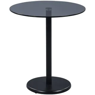 M2 Kollektion Gero, Glas, schwarz, D=50cm, H=56cm