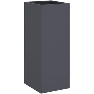 vidaXL Pflanzkübel Anthrazit 32x29x75 cm Stahl