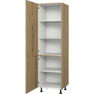 kochstation Unterschrank Vorratsschrank KS-Trea SV60-195 60 x 56 x 195 cm Braun