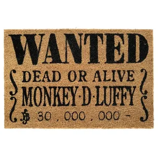 Grupo Erik One Piece Wanted Monkey D Luffy Fußmatte - Multicolour - One Size