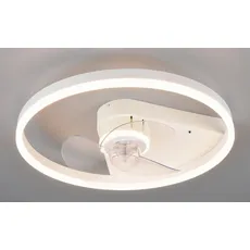 Bild von Borgholm 50 cm LED Deckenventilator weiß