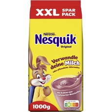 Nestlé NESQUIK, kakaohaltiges Getränkepulver zum Einrühren in Milch, 1er Pack (1 x 1Kg)