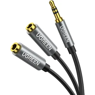 UGREEN 10532 Audio-Kabel 0,2 m 3,5mm 2 x 3.5mm Schwarz