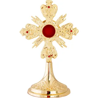 Reliquiar vergoldet H 22 cm - Gold