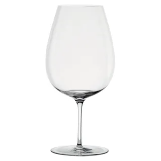 Zafferano Ultraleicht-Glas für edle Rotweine, 70 cl Fassungsvermögen, handgefertigtes Kristallglas der Spitzenklasse, 2er-Set, transparent - Transparent