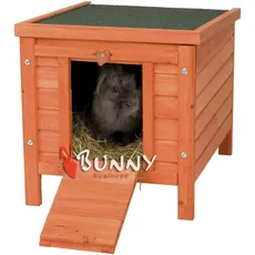 BUNNY BUSINESS Katzenhaus, Holz, 51 x 44 x 42 cm, Natur