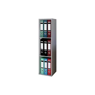 VCM Offas Aktenregal 34 x 29 x 107 cm grau