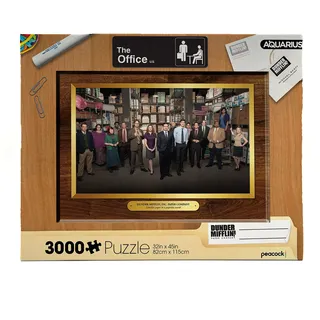 Aquarius The Office Puzzle (3000 Piece Jigsaw Puzzle) - Officially Licensed The Office Merchandise & Collectibles - Glare Free - Precision Fit - Virtually No Puzzle Dust - 32 x 45 Inches, 68524
