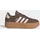 Plateausneaker ADIDAS SPORTSWEAR "VL COURT BOLD", Damen, Gr. 36, braun (earth strata, wonder quartz, gum 3), Leder, Synthetik, Schuhe Plateausneaker, inspiriert vom Design des adidas gazelle bold, Topseller
