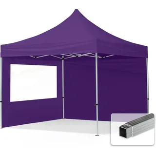Faltpavillon Economy 3 x 3 m inkl. 2 Seitenteile lila 59009