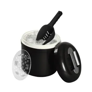 Eiswürfelbehälter, anthrazit, Vollisolierter Eiswürfelkühler, Fassungsvermögen: 4 Liter