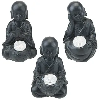 Buddha Set 3 Solar Garten Lichter - Kind