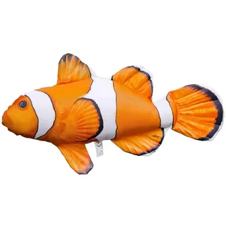 GABY Fish Pillows Dekoratives Kissen in Form eines echten Fisches, Mini Stachel-Anemonenfisch