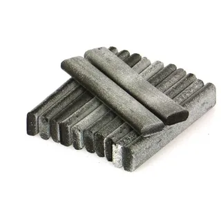 Basic Nature Holzkohlestäbchen Größe 12 Stück grau