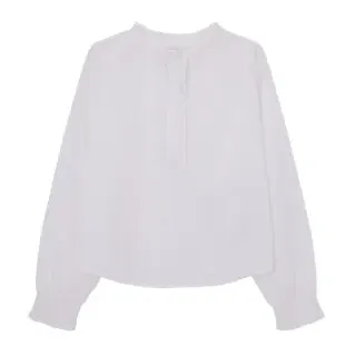 Pepe Jeans für Mädchen. PG301682 Bluse Tara weiß (10años= 140cm), Lässig, Baumwolle, Langarm, Kinderbekleidung