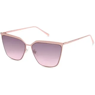 SOJOS Sonnenbrille Damen Vintage Cateye, Sonnenbrille Herren Retro Eckig Groß Frauen Rechteckige Sonnenbrille Gold Katzenaugen mit Metallrahmen UV400 Schutz Brille SJ1172 mit Rosa Rahmen