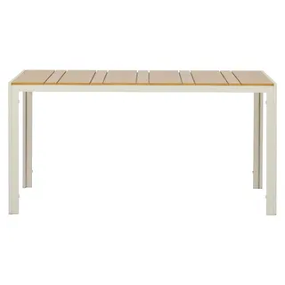 Noah Gartentisch 150x90 cm Teak-Nachbildung.